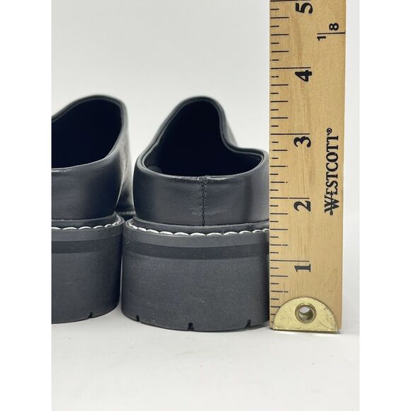 Jenni Kayne Black Leather Mules - Picture 5 of 11